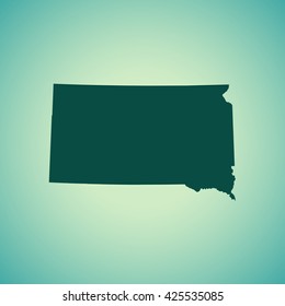 map of South Dakota