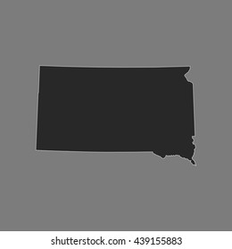 map of South Dakota
