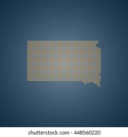 map of South Dakota