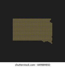map of South Dakota