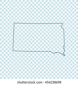 map of South Dakota