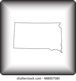 map of South Dakota