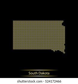 map of South Dakota