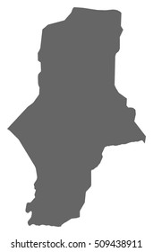 Map - South Darfur (Sudan)