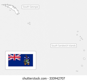 map of South Georgia and the South Sandwich Islands