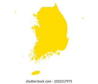 Map of South Korea