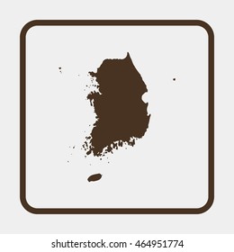 Map of South Korea