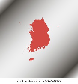 Map of South Korea