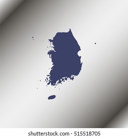 Map of South Korea