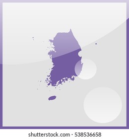 Map of South Korea