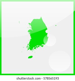 Map of South Korea