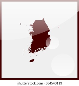 Map of South Korea