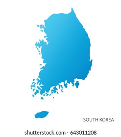 Map of South Korea