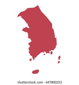 map of south korea