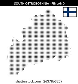 Map of South Ostrobothnia Finland