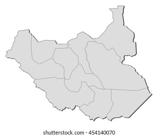 Map - South Sudan