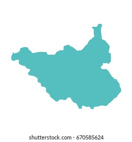 Map Of South Sudan