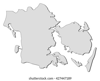 Map - Southern Denmark (Denmark)