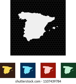map of Spain