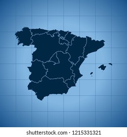 map of Spain