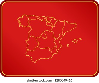 map of Spain