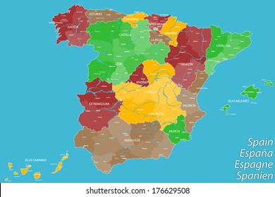 896 Galicia spain map Images, Stock Photos & Vectors | Shutterstock