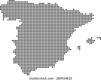 map of Spain