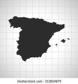 map of Spain