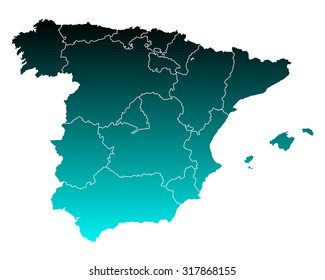 Map of Spain