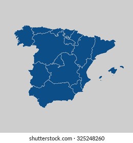 map of Spain