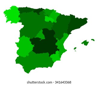 Map of Spain