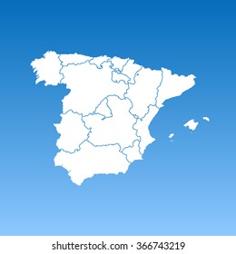 map of Spain