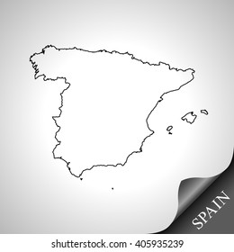 map of Spain