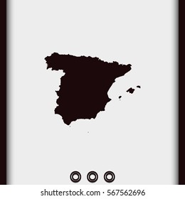 Map of Spain.