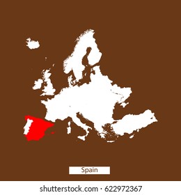 map of Spain