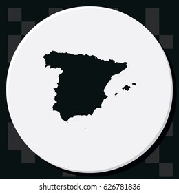 Map of Spain.