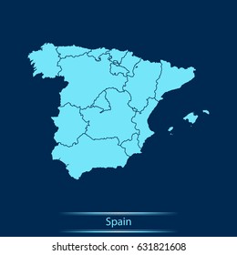 map of Spain