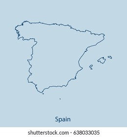 map of Spain