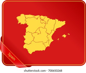 map of Spain