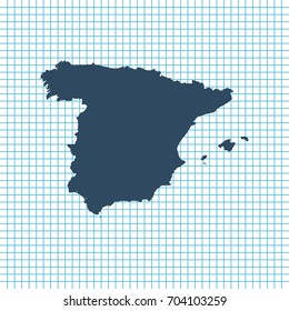 map of Spain