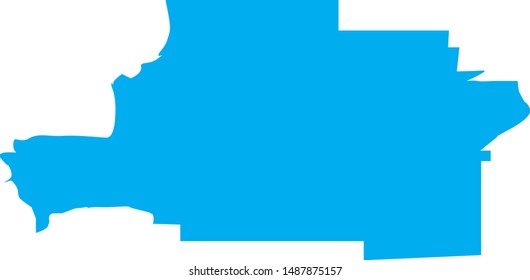 Map Of Spalding County In Georgia State In Usa