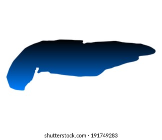 Map of Spiekeroog