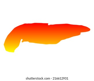 Map of Spiekeroog