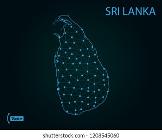 Map of Sri Lanka