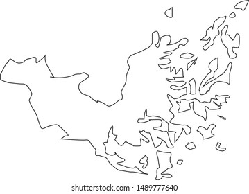 map of st bernard County in louisiana