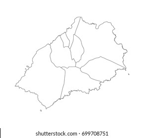 map of St Helena