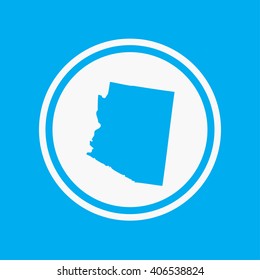 A Map of the the state Arizona