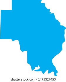 map of state of Arkansas
