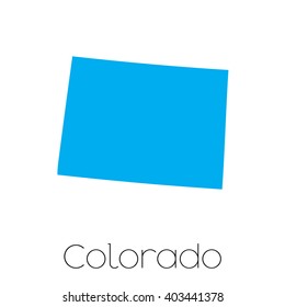 A Map Of The The State  Colorado