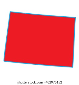 A Map of the the state  Colorado